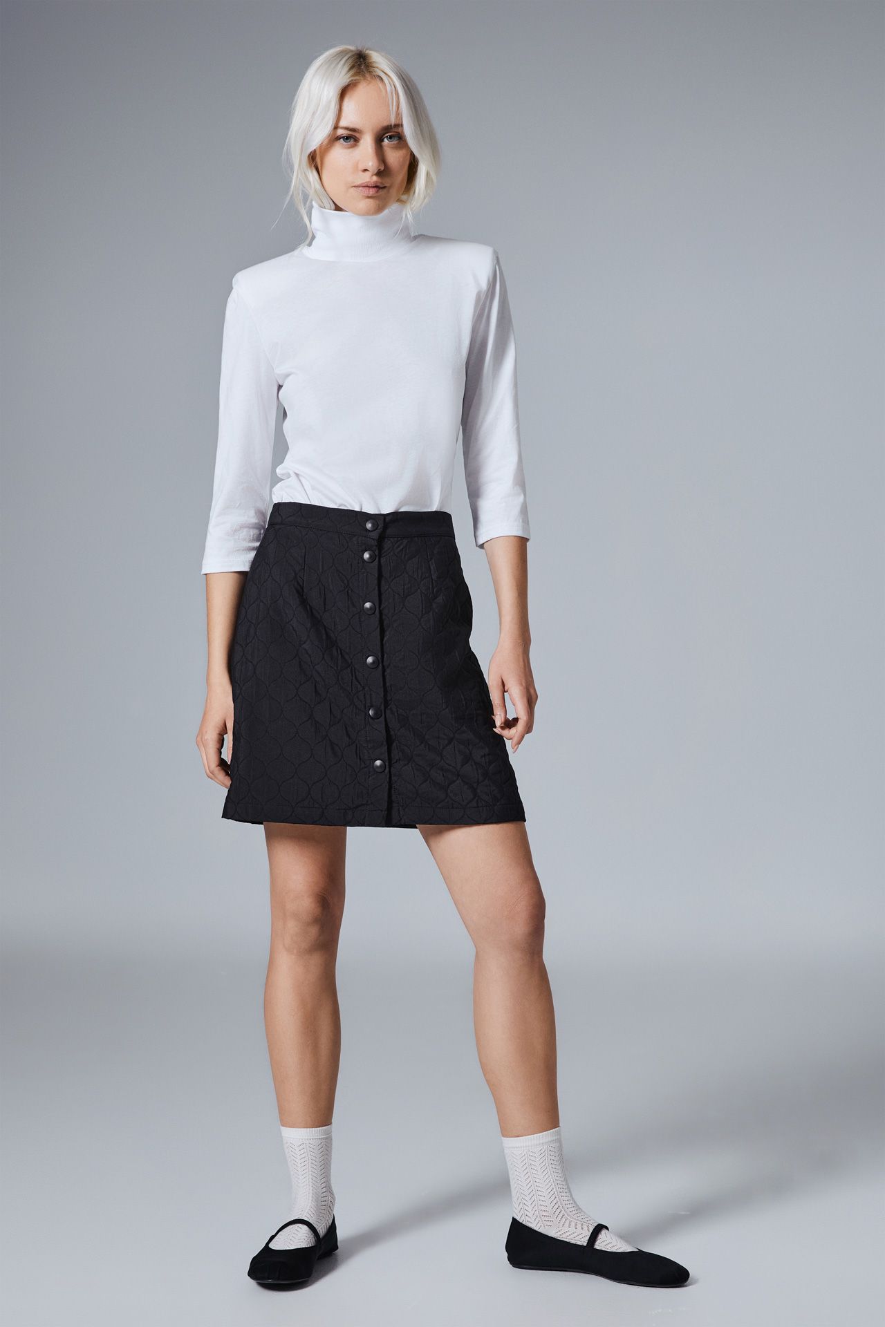 Button down skirt urban best sale