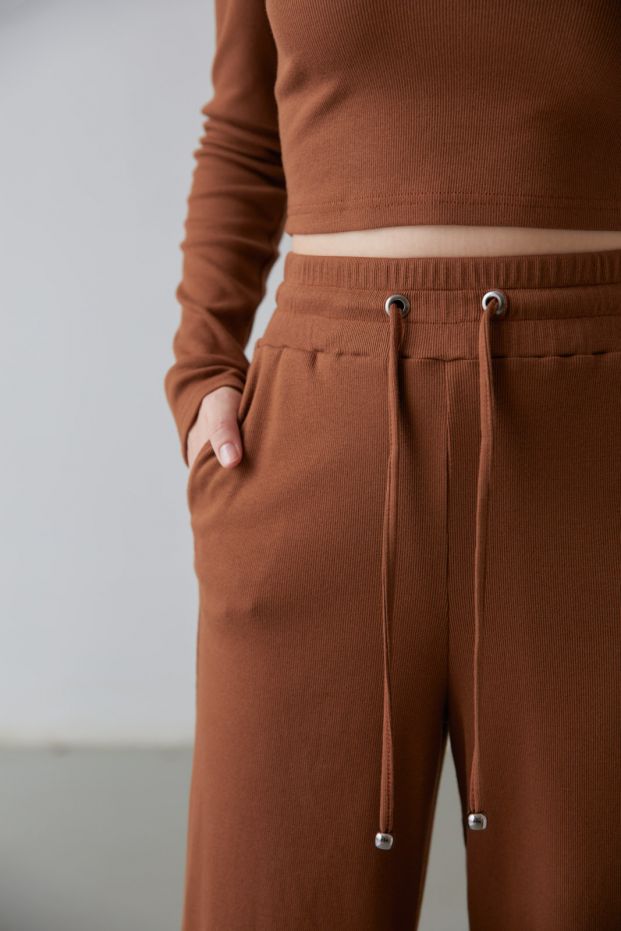 Pauline Rib-Knit Pants