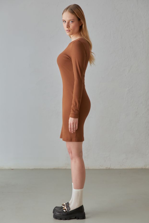 Layla Rib-Knit Dress