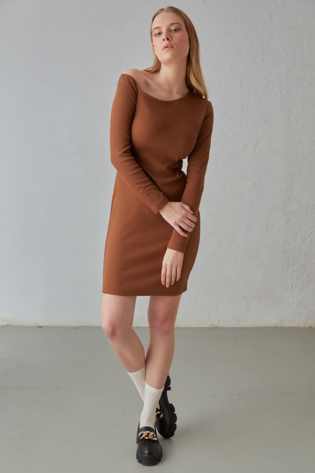 Layla Rib-Knit Dress