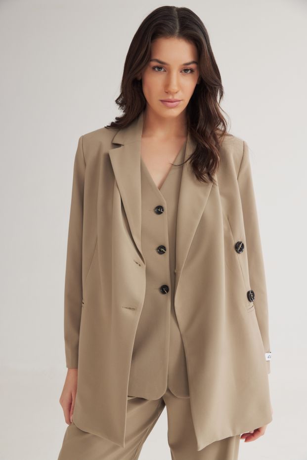 Metropolis Blazer Beige