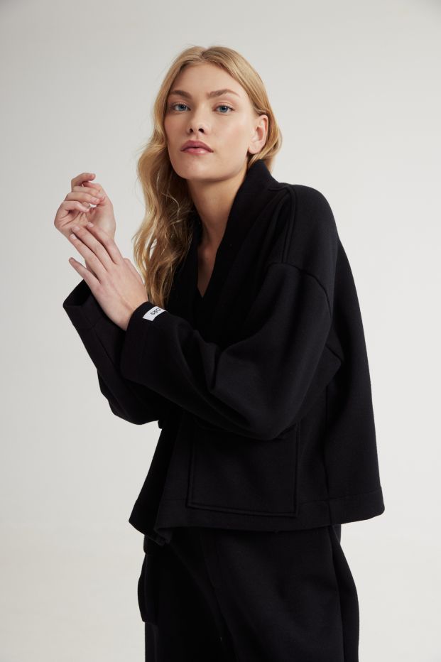 Snug Cardigan Black