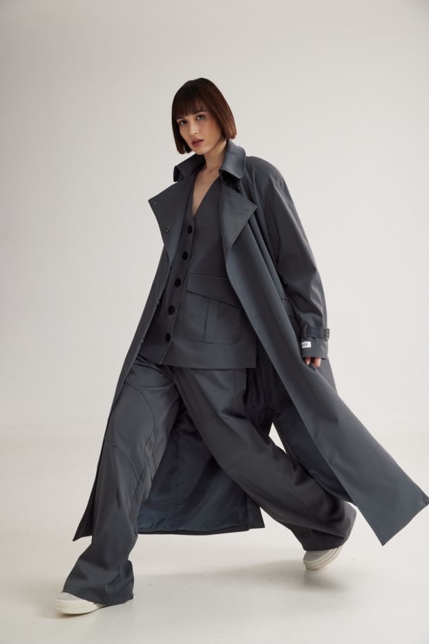 Sherlock Long Overcoat Grey