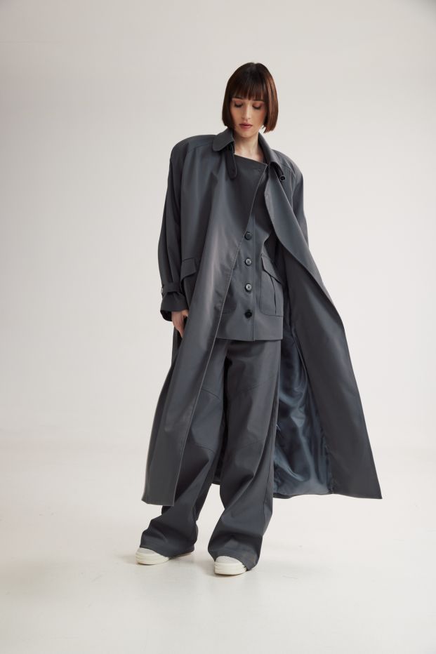 Sherlock Long Overcoat Grey