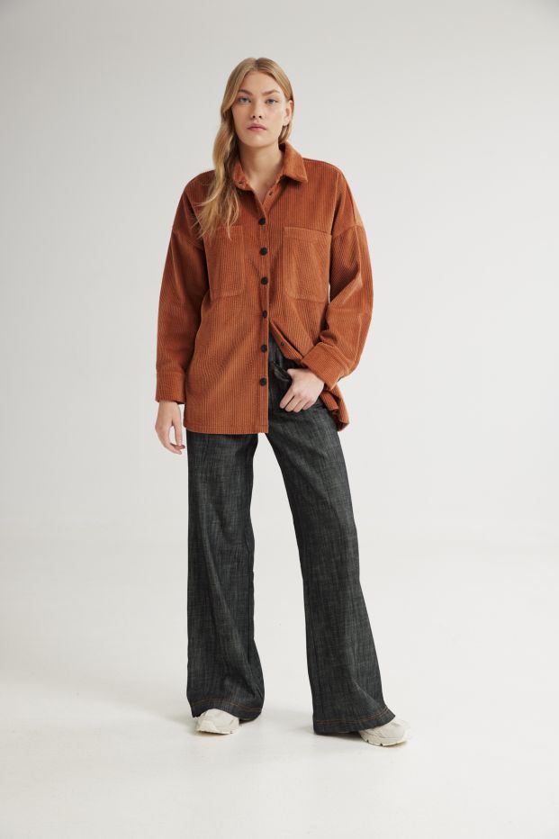 Rural Corduroy Shirt Brown