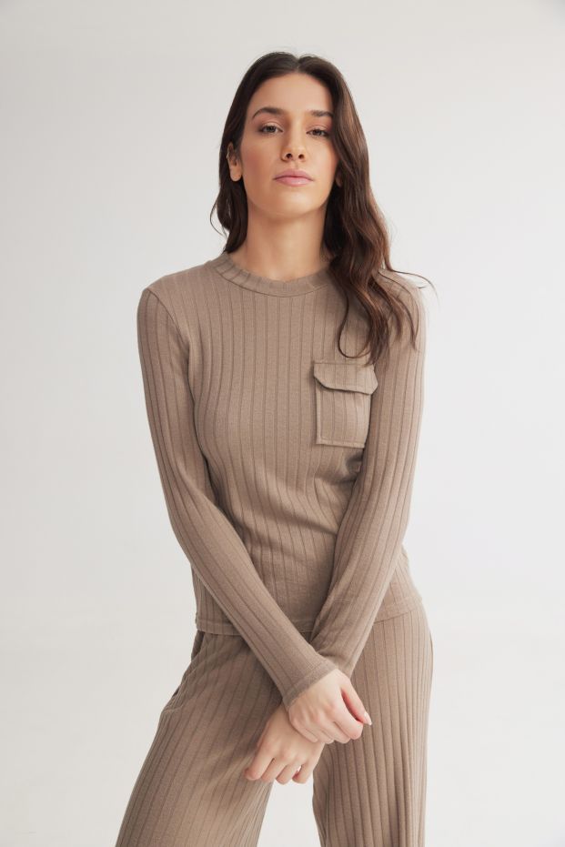 Hygge Top Taupe