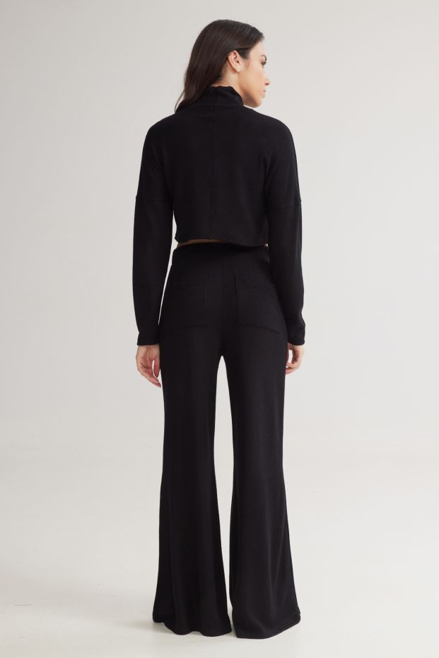 Bennet Turtleneck Top Black