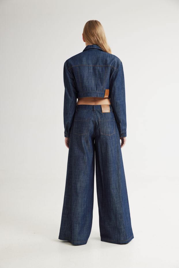 Tansy Denim Wide Pants